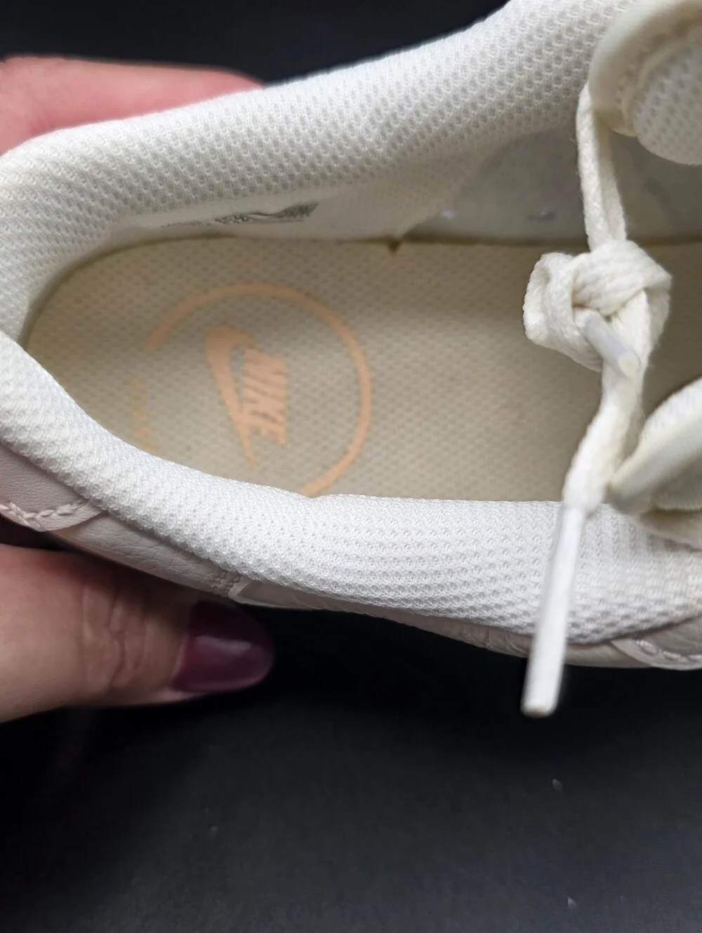 Nike Wmns CourtVintage PRM BeigeWhite WomenCasual Lifestyle Shoes